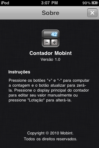 Contador Mobint 1.0 screenshot 3