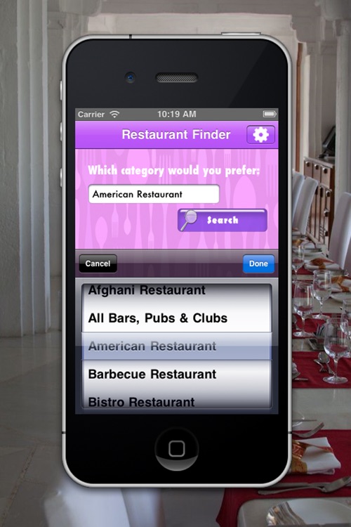 Restaurants, Bars, Pubs & Clubs Finder Lite