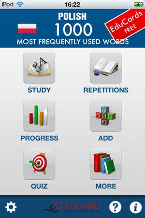 EduCards Polish 1000 Most Frequently Used Words Free(圖1)-速報App