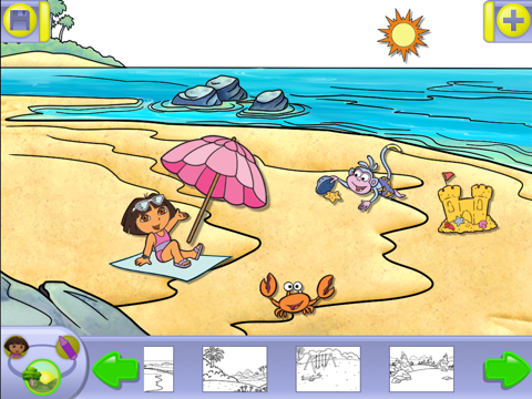 Dora the Explorer Coloring Adventures screenshot 3