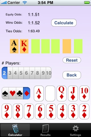 Texas Holdem Calculator screenshot-3