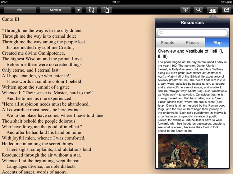 Dante: Divine Comedy for iPad
