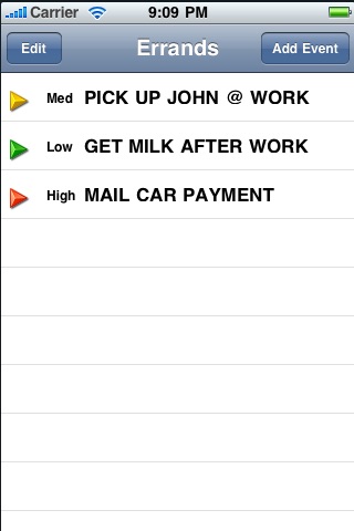 Errands - Daily event tracker screenshot 4
