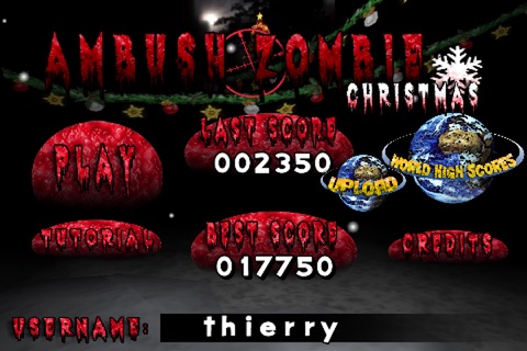 Ambush Zombie Christmas Free screenshot 2