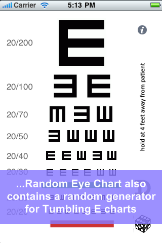 Electronic Visual Acuity Chart