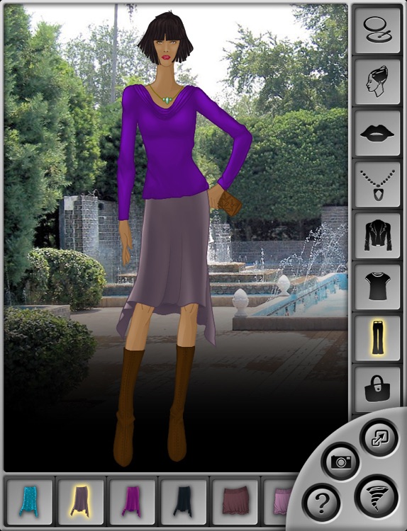 Fashion Sketchbook: The Stylish Dress Up Game for iPad screenshot-3