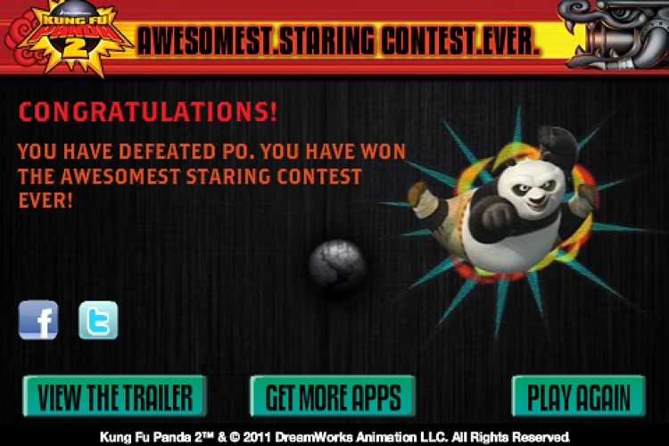 Kung Fu Panda 2 La mejor lucha de miradas. screenshot-4