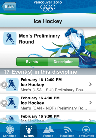 2010Guide - Vancouver 2010 Olympic Winter Game screenshot 2