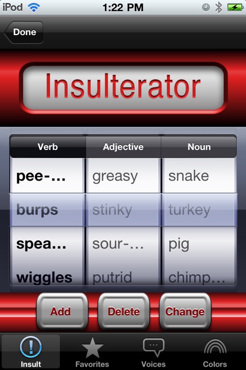 Insulterator - the insulting insult generator of talking insults