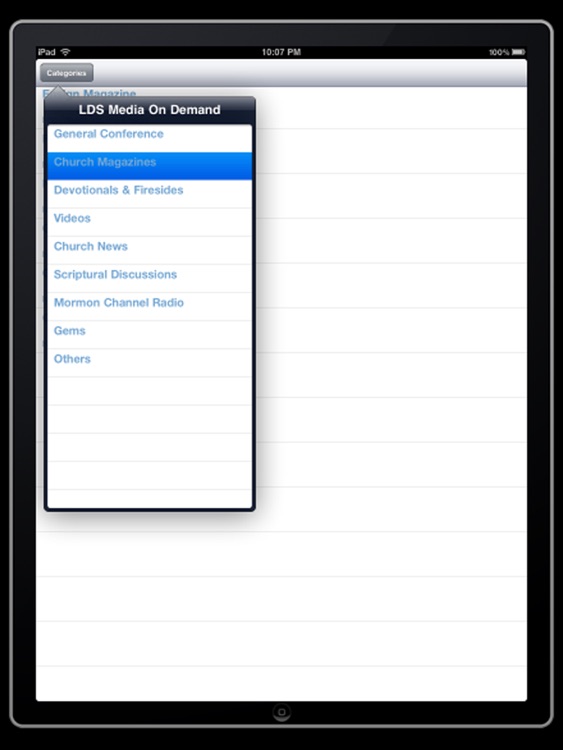 LDS Media OnDemand for iPad