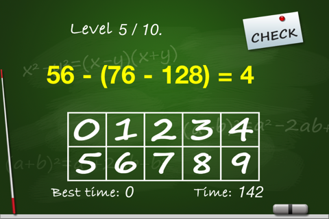 InnerCalc Math Algebra Game HD Lite screenshot 2