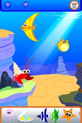 Lalla Funny Stickers - Sea World screenshot 4