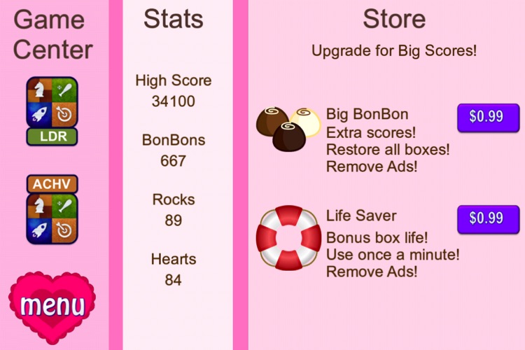 Candy Box - Valentine Action Game screenshot-3