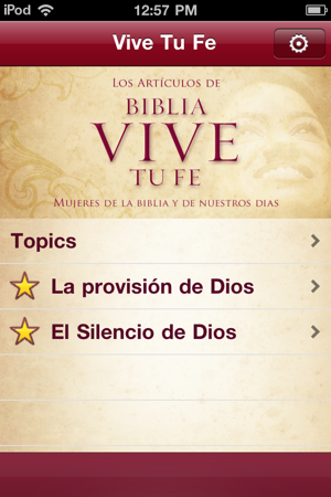 Los Artículos De Biblia Vive Tu Fe