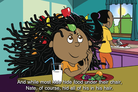 Nate's Big Hair - Kids Book screenshot 4