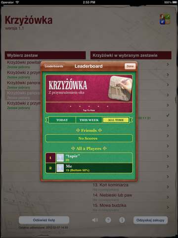 Krzyżówka screenshot 4