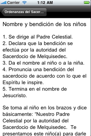 LDS Ordenanzas del Sacerdocio