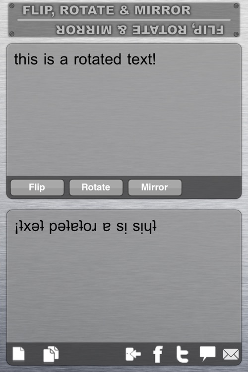 Flip, Rotate & Mirror Text
