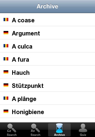YourWords German Romanian German travel and learning dictionary screenshot-4