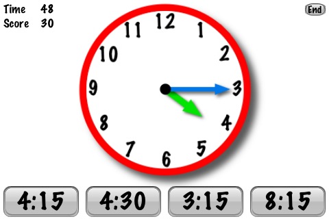 Kids Clock Challenge Lite - Flash Cards Speed Quiz for Kids screenshot-3