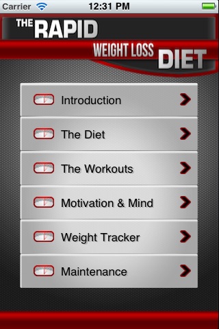Rapid Weight Loss Diet App