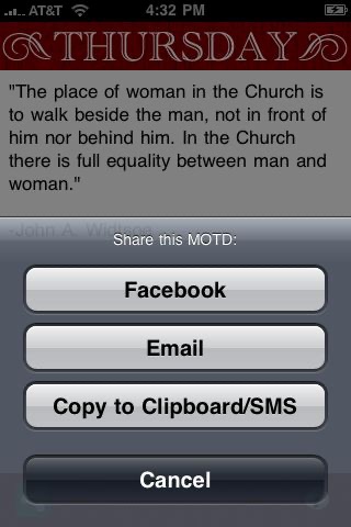 LDS Message of the Day screenshot-4