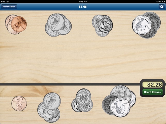 MakeChange - Money counting math game fo