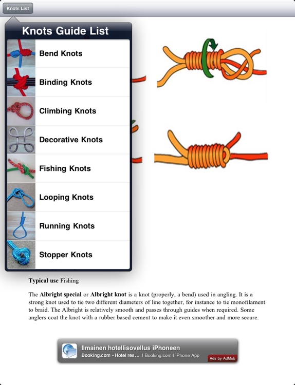 Knots Guide for iPad