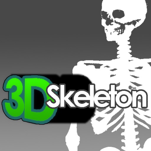 Skeleton 3D icon