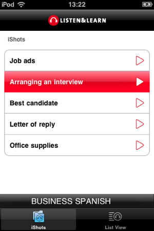 Listen and Learn Business Spanish Lite(圖2)-速報App