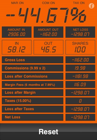 GainLoss Calculator