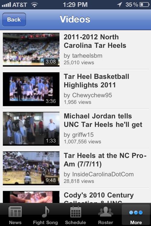 North Carolina Tar Heel Basketball screenshot-3