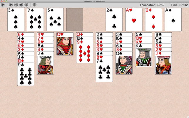 Deluxe Free Cell Solitaire