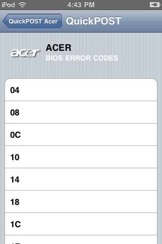 QuickPOST Acer 4