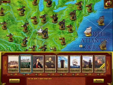 Musket & Artillery: American Revolutionary War Lite for iPad screenshot 3