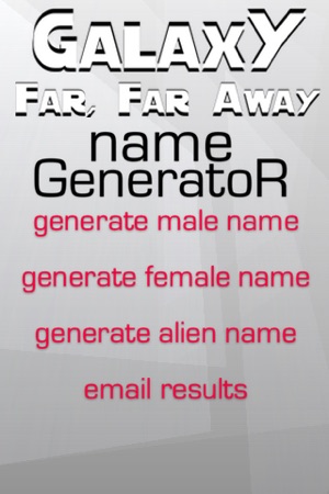 Galaxy Far Away Name Generator(圖2)-速報App