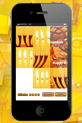 Hanukkah Sliding Puzzle HD Lite screenshot-3