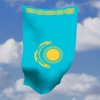 iFlag Kazakhstan - 3D Flag