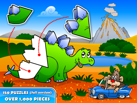 Abby - Preschool Shape Puzzle - Dinosaurs screenshot 2
