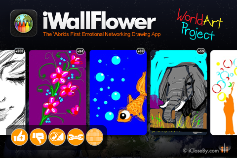 Скриншот из iWallFlower HD - World Art Project - Participate!