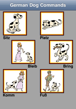 German Dog Commands