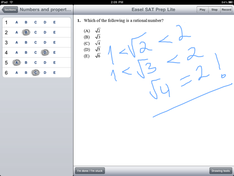 Easel Algebra I Lite screenshot 3
