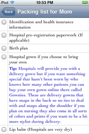 Pregnancy Hospital Delivery Packing List(圖3)-速報App