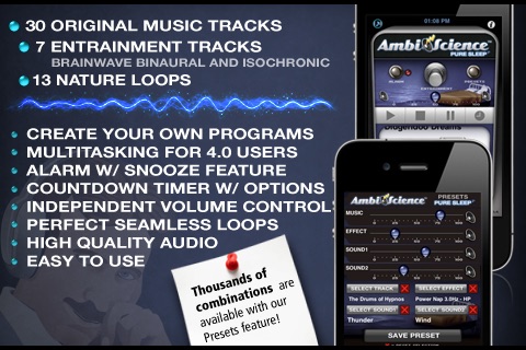 Pure Sleep Premium* | AmbiScience™ • Binaural & Isochronic Ambient Sleep Utility