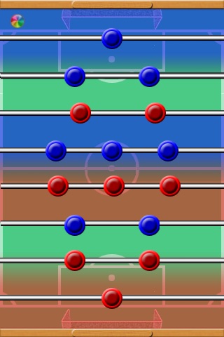 iSoccerFor2 (The First Foosball Game) screenshot 3