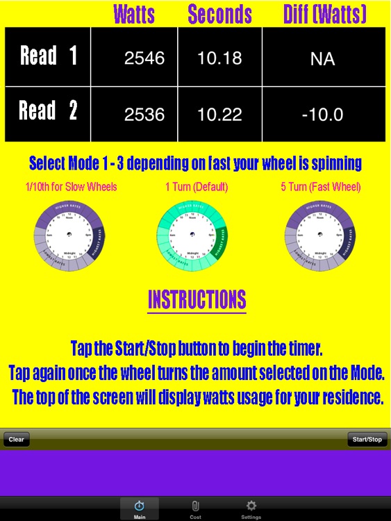 Electic Meter Cost Calculator HD