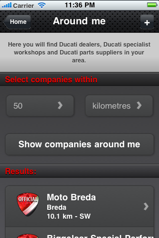 Ducati Connection screenshot 2