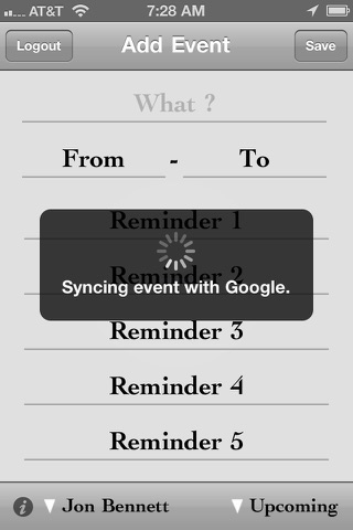 GooMinder Free (Google Calendar Fast Entry) screenshot 2