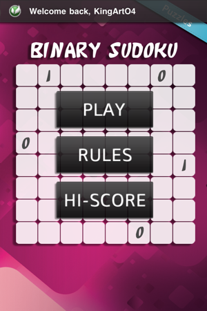 Binary Sudoku Puzzle Lite - The Original!(圖1)-速報App