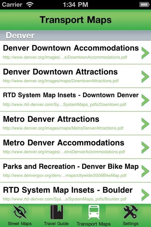 Denver Offline Street Map